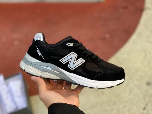 New Balance 990V3 Black White Retro Running Shoes M990BS3