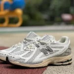 NB 1906R White Grey Distressed New Balance 1906R Retro Running Shoes M1906RP