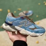 New Balance 9060 Blue Brown Bodega Retro Running Shoes U9060BD1