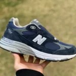 New Balance 993 Navy Blue Retro Running Shoes MR993NV