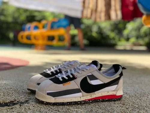 Union x Nike Cortez Beige Black Retro Sneakers DR1413-500