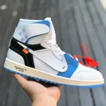 Off-White x Air Jordan 1 OW PSS 50818-168 White Blue High-Top