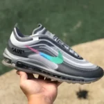 OFF-WHITE x Nike Air Max 97 Menta Rainbow Swoosh AJ4585-101