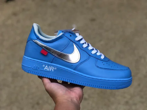 Nike Air Force 1 x OW Collaboration Art Gallery Carolina Blue CI1173-400