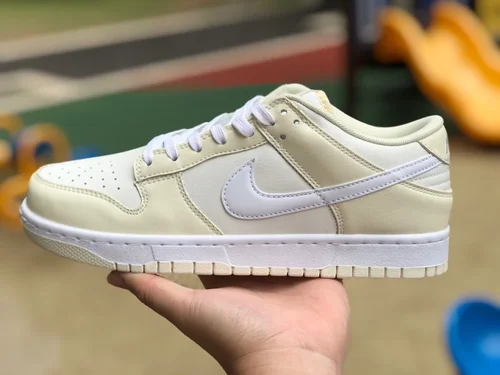 Nike Dunk Low "Coconut Milk" Beige Retro Sneakers DJ6188-100