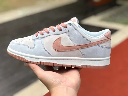 Nike Dunk Low Grey Blue Pink Fossil Rose Retro Sneakers DH7577-001