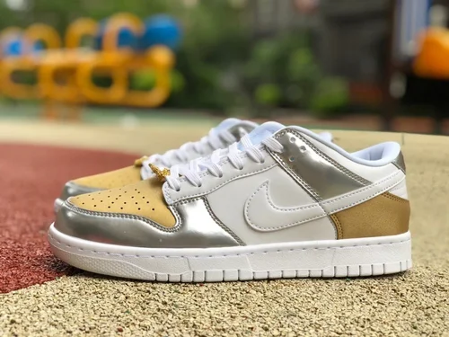 Nike Dunk Low Silver Gold Chain DH4403-700