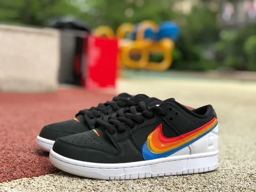 Polaroid x Nike SB Dunk Low Black Rainbow DH7722-001