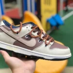 Nike Dunk Low Beige Brown Strap Retro Sneakers DH9765-300