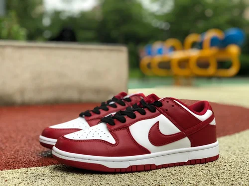 Nike Dunk Low Gym Red White Red DD1391-602