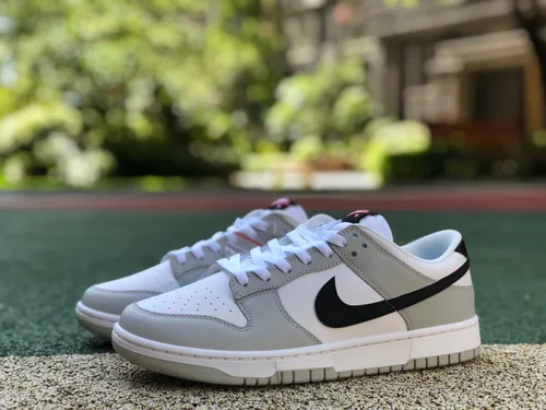 Nike Dunk Low Grey White Black DR9654-001