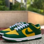 Nike Dunk Low SP Brazil Yellow Green Casual Sneakers CU1727-700