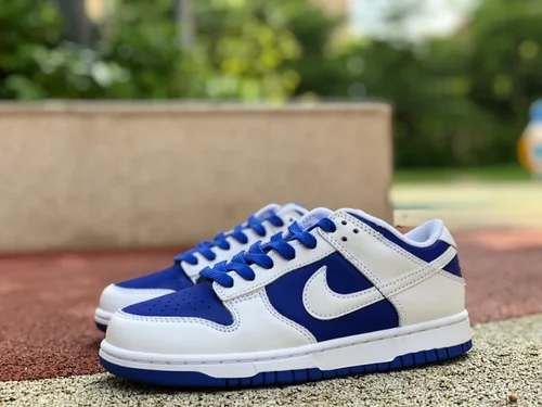 Nike Dunk Low Retro White Blue Racing Blue Retro Sneakers DD1391-401