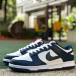 Nike Dunk Low Retro White Navy Casual Sneakers DD1391-400