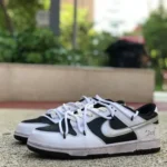 Futura x Nike Dunk Low SB Black White Deconstructed Skate Shoes DJ6188-002