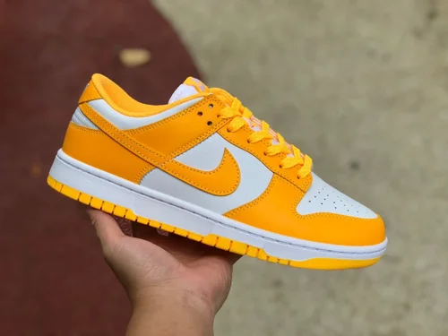 Nike Dunk Low DD1503-800 White Yellow Lakers