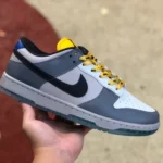 Nike Dunk Low Retro "University Blue" Grey Blue Yellow Sneakers DR6187-001