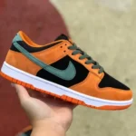 Nike Dunk Low SP Black Orange Pumpkin Retro Sneakers DA1469-001