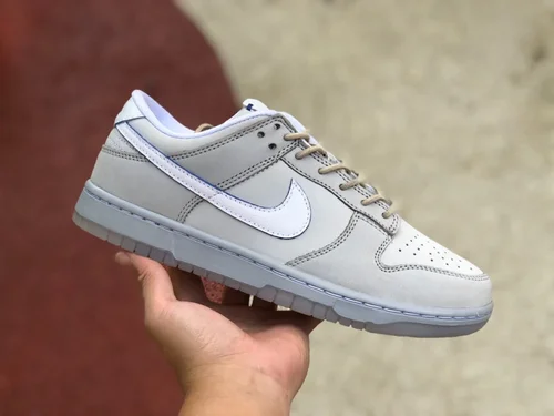 Nike Dunk Low Grey White Men's Low-Top Casual Sneakers DX3722-001