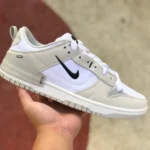 Nike Dunk Grey White Retro Low-Top Casual Sneakers DH4402-101