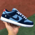 Why So Sad? x Nike SB Dunk Low Blue Retro Sneakers DX5549-400