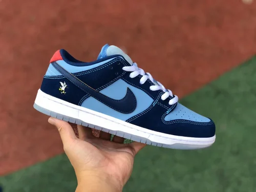 Why So Sad? x Nike SB Dunk Low Blue Retro Sneakers DX5549-400