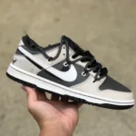 Nike Dunk Low Grey Black Strap Retro Low-Top Sneakers DJ6188-002