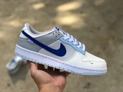 Nike Dunk Low GS Ivory Hyper Royal Beige Blue Retro Sneakers FB1843-141