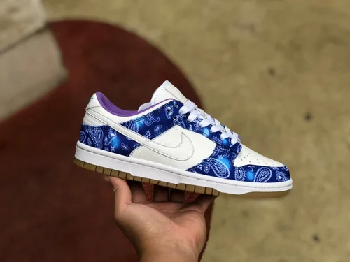 Nike SB Dunk Low Premium QS White Blue Purple CT5053-041