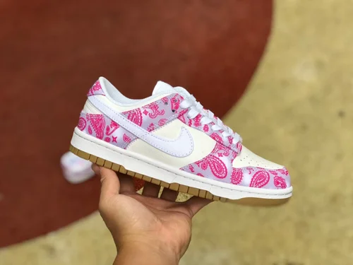 Nike SB Dunk Low Premium QS White Pink Paisley CT5053-061