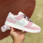 High-Quality Nike Dunk Low DV3054-600 Grey Pink Suede Sneakers