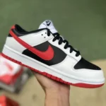 Nike Dunk Low White Black Red Retro Casual Sneakers FD9762-061