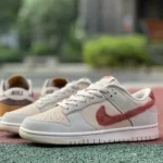 High-Quality Nike Dunk Low Terry Swoosh Beige Retro Sneakers DZ4706-200