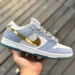 Nike SB Dunk Frozen White Blue Gold DC9936-100