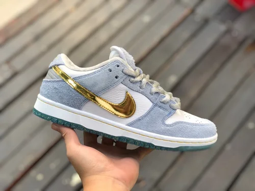 Nike SB Dunk Frozen White Blue Gold DC9936-100