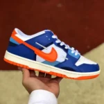 Nike Dunk Low Scrap Knicks Blue White Orange DM0128-100