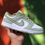 Nike Dunk Low Fleece White Green DQ7579-300