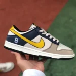 Kobe Bryant x SB Dunk Low Grey Khaki Navy Yellow Sneakers LF2428-003