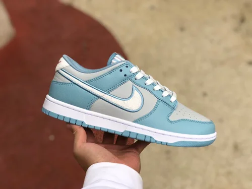 Nike Dunk Low Blue Grey White Retro Sneakers FB1871-011