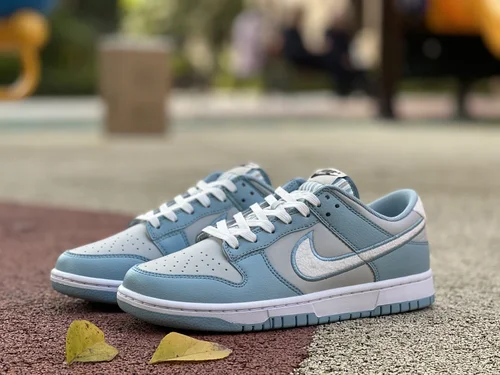 Nike Dunk Low Blue Grey White Retro Low-Top Sneakers FB1871-011