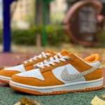 Nike Dunk Low Stone Pattern White Orange DR0156-800