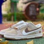 Nike Dunk Low SE85 Double Hook Beige Brown Retro Sneakers DO9457-100