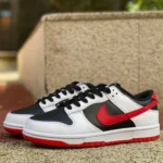 Nike Dunk Low White Black Red Retro Casual Sneakers FD9762-061