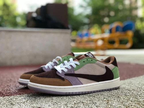 Travis Scott x Air Jordan 1 Low CQ4277-118 Candy Reverse Swoosh