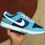 Nike Dunk Low Retro QS Argon Blue White Retro Sneakers DM0121-400