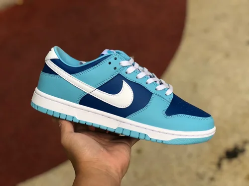 Nike Dunk Low Retro QS Argon Blue White Retro Sneakers DM0121-400