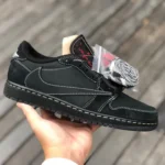 Travis Scott x Air Jordan 1 Low DM7866-001 Black Cat 5.0 Reverse Swoosh