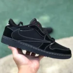 Travis Scott x Air Jordan 1 Low DM7866-001 Black Cat Pure Version