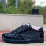 Travis Scott x Air Jordan 1 Low DM7866-001 Black Cat Cost-Effective Version