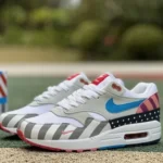 Parra x Nike Air Max 1 Color Block Retro Running Shoes AT3057-100